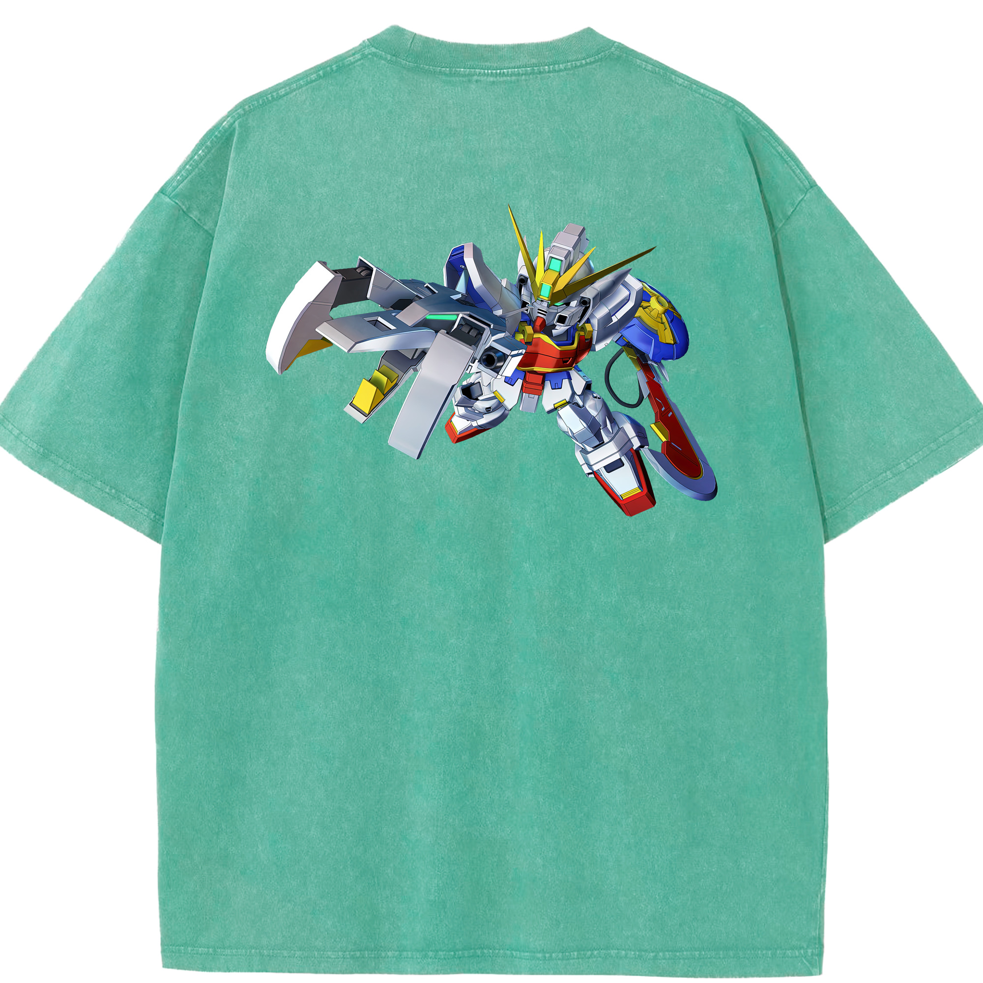 （画像用） 機動戦士ガンダム Mobile Suit Gundam 綿100% ヴィンテージ風 半袖Tシャツ（背面プリント）